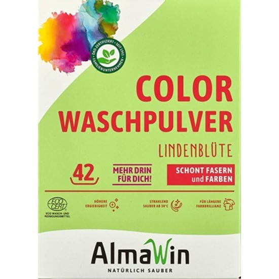 AlmaWin Color öko mosópor koncentrátum színes ruhákhoz 2kg
