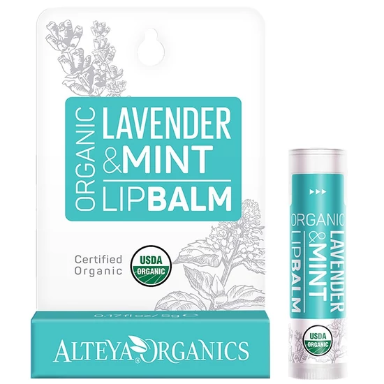 Alteya Organics Bio Ajakápoló - Levendula és menta 5g