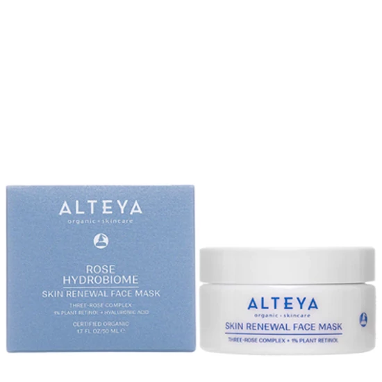 Alteya Organics Rose Hydrobiome Bőrmegújító arcmaszk - 1% Bakuchiol 50ml