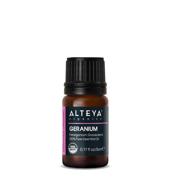 Alteya Organics Geránium (Pelargonium graveolens) illóolaj - bio 5ml