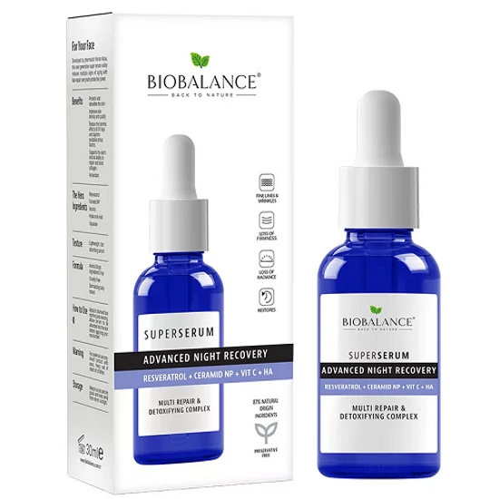 BioBalance Regeneráló éjszakai szuperszérum arcra 30ml