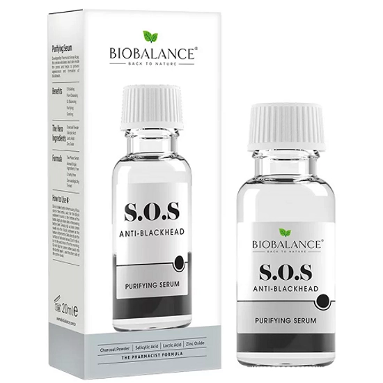 BioBalance SOS tisztító szérum mitesszerek ellen 20ml