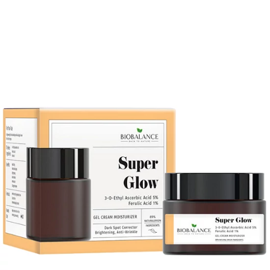 BioBalance Szuper ragyogást fokozó hidratáló gélkrém arcra C-vitaminnal és ferulinsavval 50ml