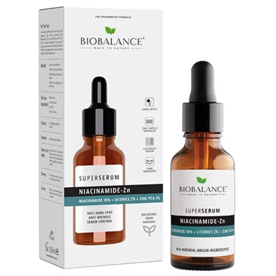 BioBalance Niacinamide - Cink PCA Szuperszérum arcra 30ml