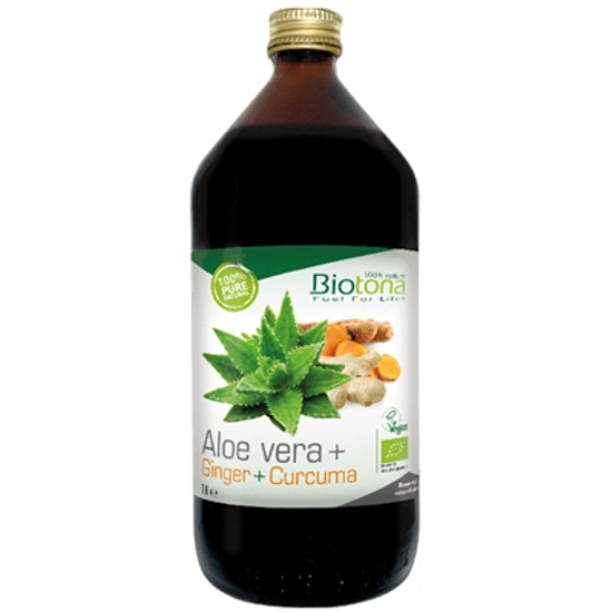 Biotona Superfood - Aloe Vera + Gyömbér + Kurkuma - Bio ital 1000ml