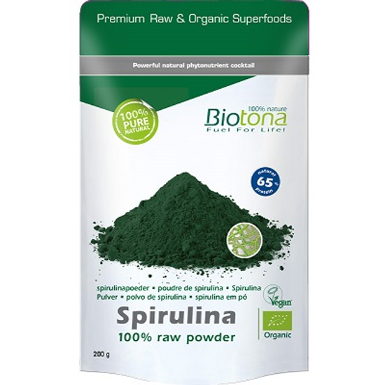 Biotona Spirulina - 100% bio spirulina por - 200g
