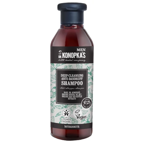Dr. Konopka MEN Mélytisztító korpásodás elleni sampon 280ml