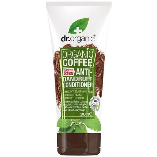 Dr. Organic Korpásodás elleni hajkondicionáló bio kávéval 200ml