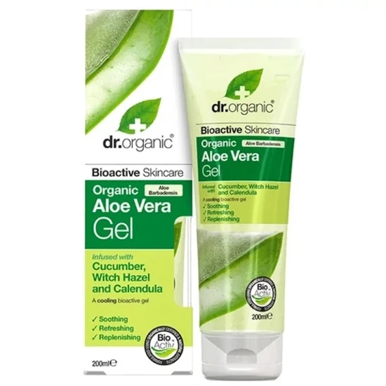 Dr. Organic Aloe vera gél uborka kivonattal 200ml