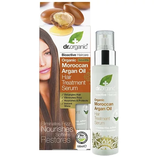 Dr. Organic Hajápoló szérum marokkói bio argánolajjal 100ml
