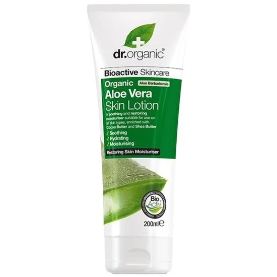 Dr. Organic Testápoló bio aloe verával 200ml