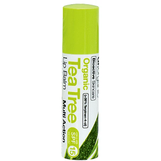 Dr. Organic Ajakbalzsam teafaolajjal 5,7ml