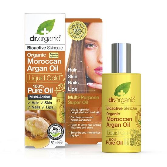 Dr. Organic Folyékony arany 100%-os marokkói argánolaj 50ml
