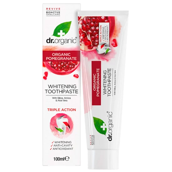 Dr. Organic Fogkrém gránátalmával 100ml