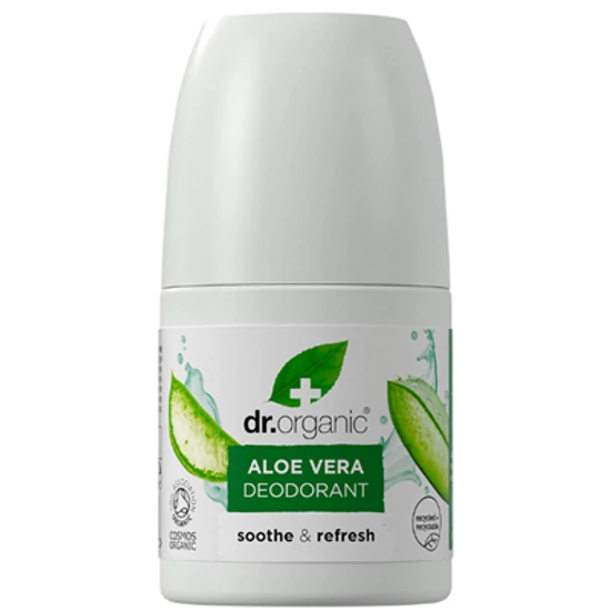 Dr. Organic Alumíniummentes golyós dezodor bio aloe verával 50ml