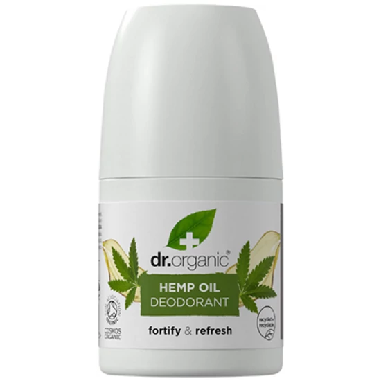 Dr. Organic Alumíniummentes golyós dezodor bioaktív kendermagolajjal 50ml