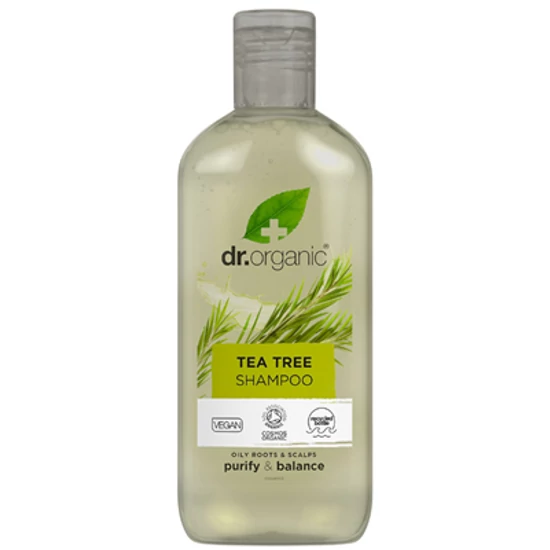 Dr. Organic Mélytisztító sampon bio teafaolajjal 265ml