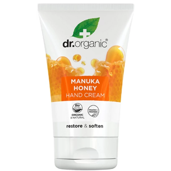 Dr. Organic Kéz- és körömápoló bio manuka mézzel 125ml