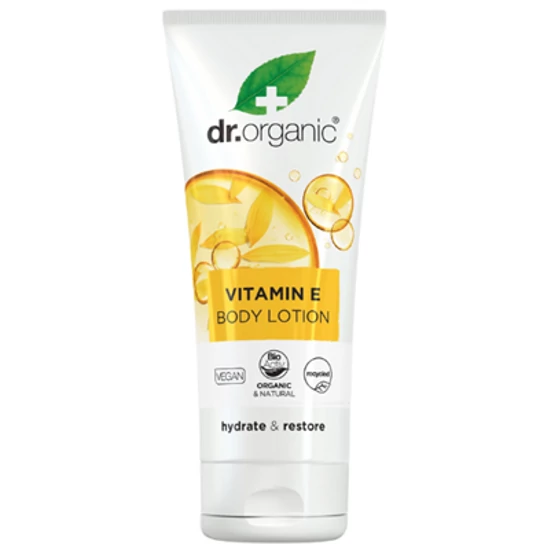 Dr. Organic Testápoló természetes E-vitaminnal 200ml