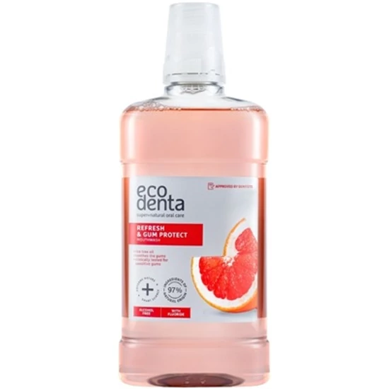 Ecodenta Frissítő és védő szájvíz propolisszal és teafaolajjal 500ml