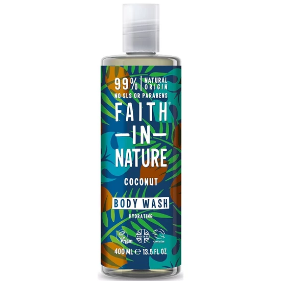 Faith in Nature Kókusz tusfürdő és habfürdő 400ml