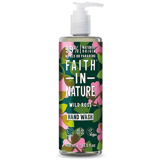 Faith in Nature Vadrózsa folyékony kézmosó 400ml