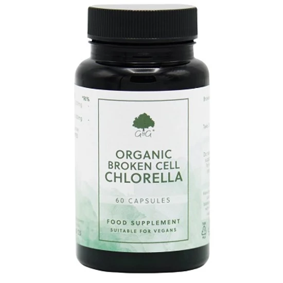 G&amp;G Chlorella alga (törött sejtfalú és organikus) 60 kapszula