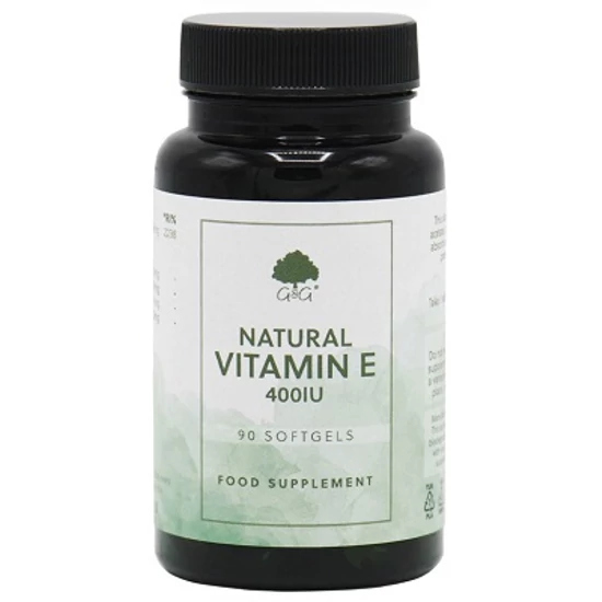 G&amp;G E-vitamin 400NE 90 lágyzselatin kapszula