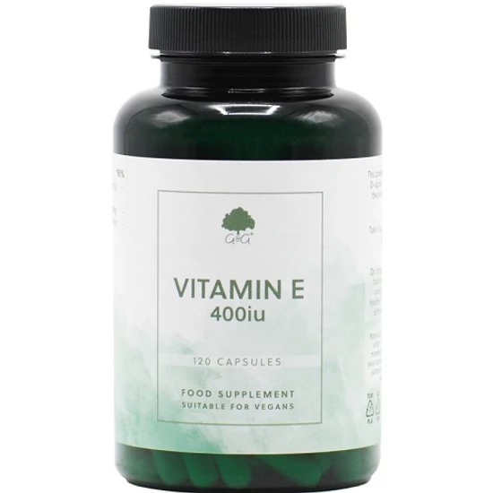 G&amp;G E-vitamin 400NE vegán 120 kapszula