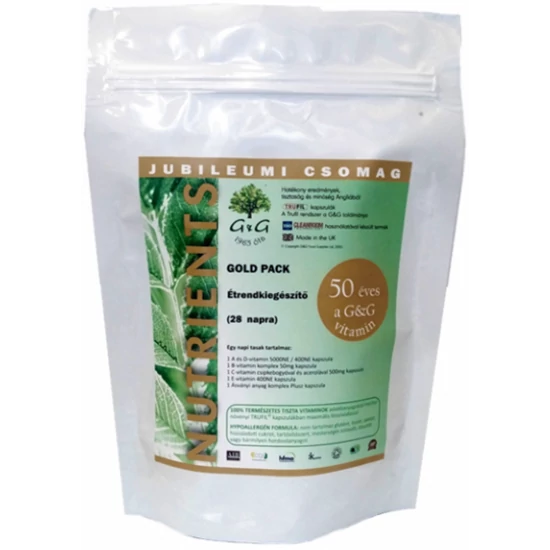 G&amp;G Gold pack napi vitamincsomag