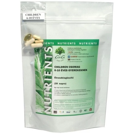 G&amp;G Napi vitamincsomag - Children 6-10 éves