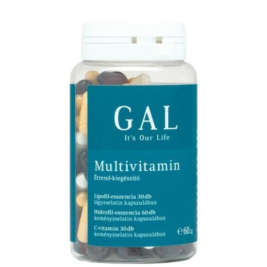 GAL Multivitamin 30+60+30 kapszula, 60,2g - 30 adag