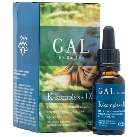 GAL K-komplex + D3 vitamin 20ml