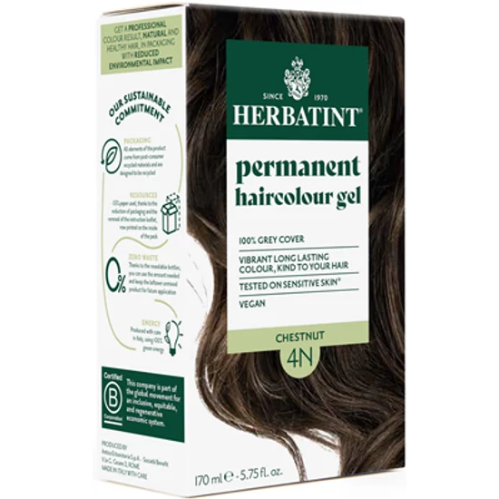 Herbatint Hajfesték - 4N Gesztenye 120ml + 50ml