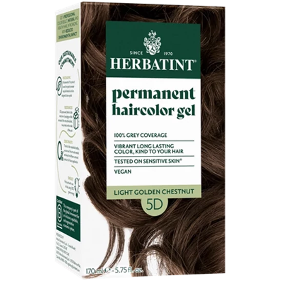Herbatint Hajfesték - 5D Arany világos gesztenye 120ml + 50ml