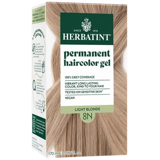 Herbatint Hajfesték - 8N Világos szőke 150ml