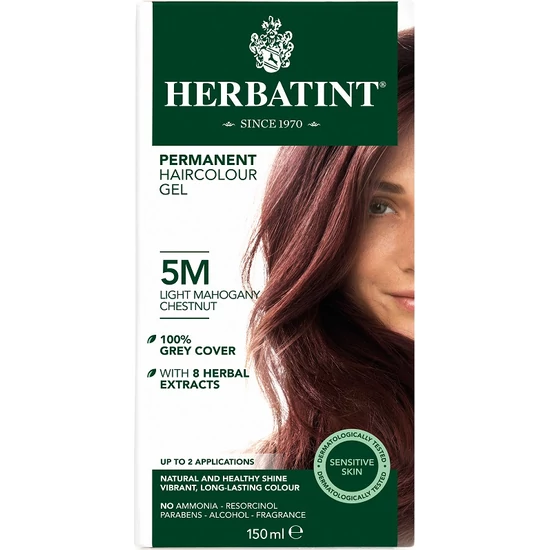 Herbatint Hajfesték - 5M Light Mahagóni gesztenye 150ml