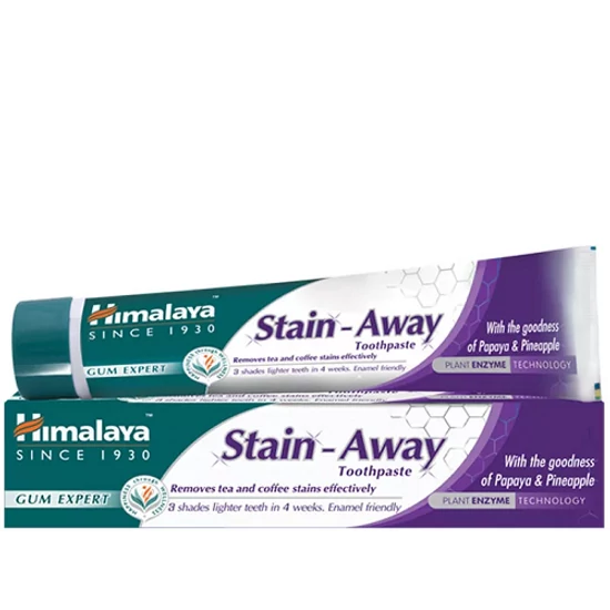 Himalaya Fluoridmentes Stain Away folteltávolító és fogfehérítő gyógynövényes fogkrém 75ml