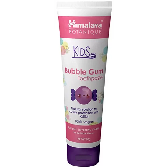 Himalaya Fluoridmentes Botanique KIDS rágógumi ízű fogkrém gyermekeknek 80g