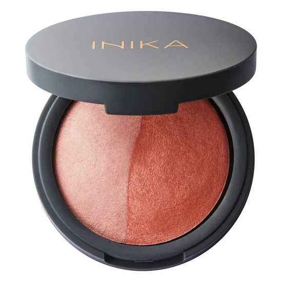 Inika Kompakt ásványi pirosító duó - Burnt Peach 6,5g