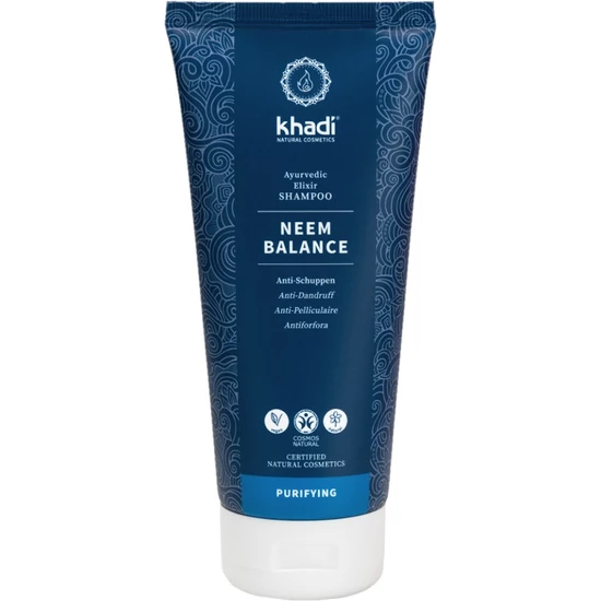 Khadi Neem Balance Sampon ayurvédikus elixírrel 200ml