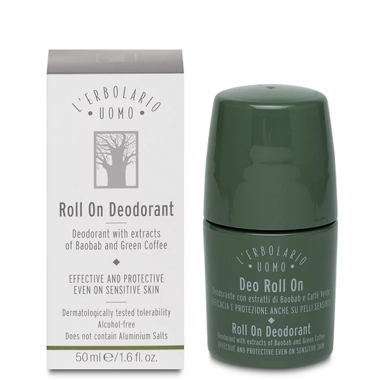 L'Erbolario Baobab illatú roll-on dezodor 50ml