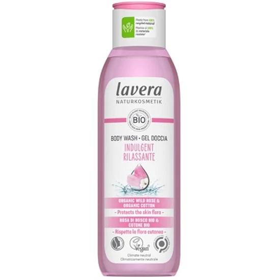 Lavera Tusfürdő - Ápoló, vadrózsa-pamut 250ml
