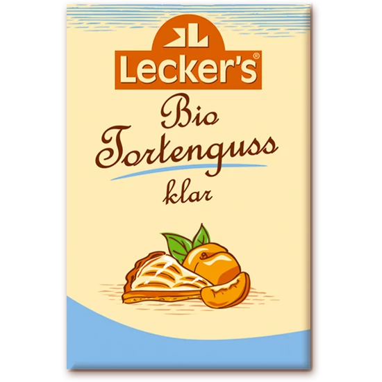 Lecker's Bio Növényi tortabevonó színtelen - (2x15g) 30g