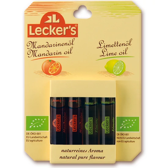Lecker's Bio Mandarin- és limeolaj - (4x2ml) 8ml