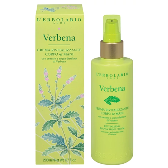 L'Erbolario Verbéna test- és kézápoló krém 200ml