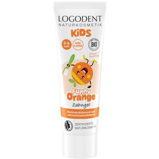 Logodent Funny Orange fluoridmentes gyermekfogkrém 75ml
