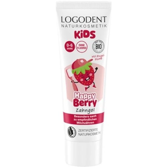 Logodent Happy Kids fluoridmentes gyermekfogkrém 75ml