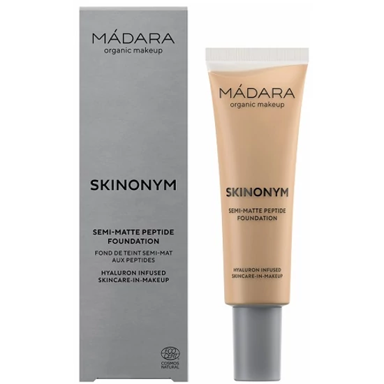 Mádara MAKEUP Skinonym Matt hatású alapozó peptidekkel - 40 Sand 30ml