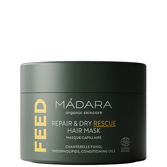 Mádara Feed Regeneráló &amp; színmegőrző tápláló hajmaszk 180ml